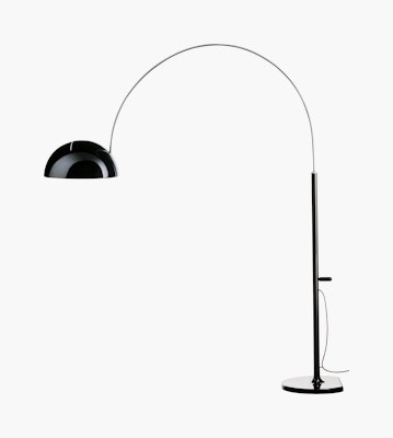 Coupe Arc Floor Lamp - Black